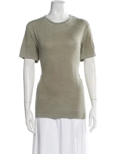 Pre-owned Cotton Citizen Crew Neck Short Sleeve T-shirt In Green