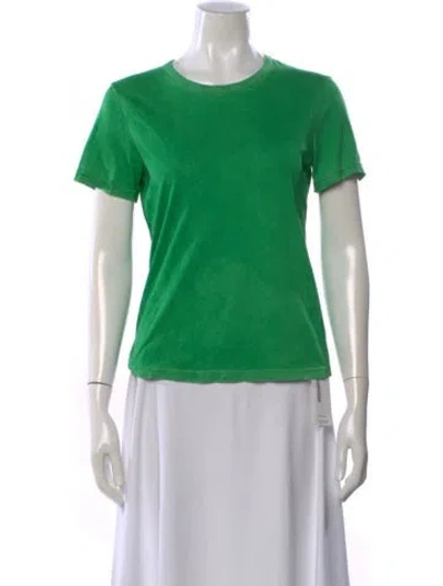 Pre-owned Cotton Citizen Crew Neck Short Sleeve T-shirt In Green