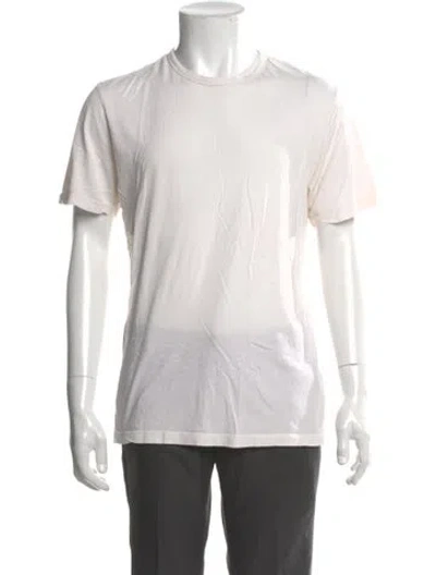 Pre-owned Cotton Citizen Crew Neck Short Sleeve T-shirt In Neutral