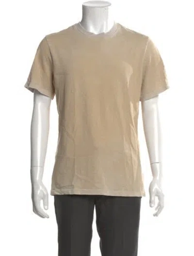 Pre-owned Cotton Citizen Crew Neck Short Sleeve T-shirt In Neutral