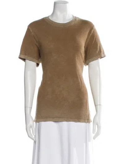 Pre-owned Cotton Citizen Crew Neck Short Sleeve T-shirt In Neutral