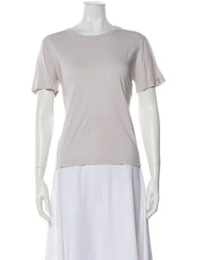 Pre-owned Cotton Citizen Crew Neck Short Sleeve T-shirt In Neutral