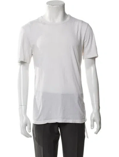 Pre-owned Cotton Citizen Crew Neck Short Sleeve T-shirt In Neutrals