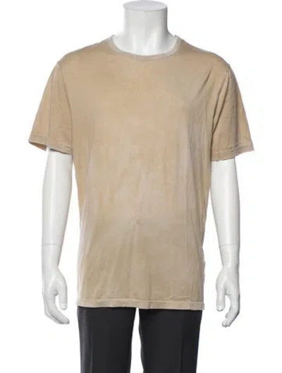 Pre-owned Cotton Citizen Crew Neck Short Sleeve T-shirt In Neutrals