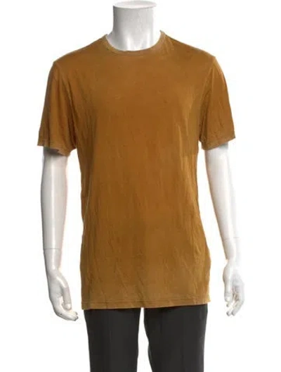Pre-owned Cotton Citizen Crew Neck Short Sleeve T-shirt In Neutrals