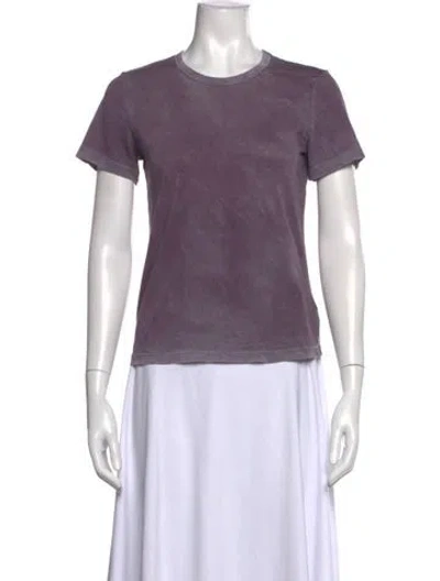 Pre-owned Cotton Citizen Crew Neck Short Sleeve T-shirt In Purple