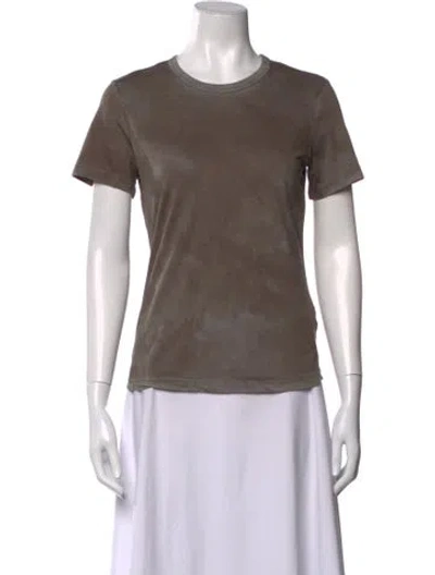 Pre-owned Cotton Citizen Crew Neck Short Sleeve T-shirt W/ Tags In Brown