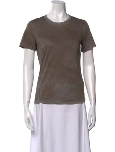 Pre-owned Cotton Citizen Crew Neck Short Sleeve T-shirt W/ Tags In Grey