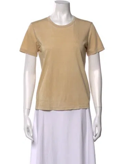 Pre-owned Cotton Citizen Crew Neck Short Sleeve T-shirt W/ Tags In Neutrals