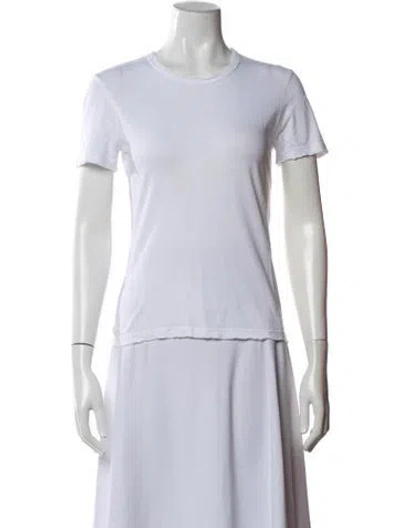 Pre-owned Cotton Citizen Crew Neck Short Sleeve T-shirt In White