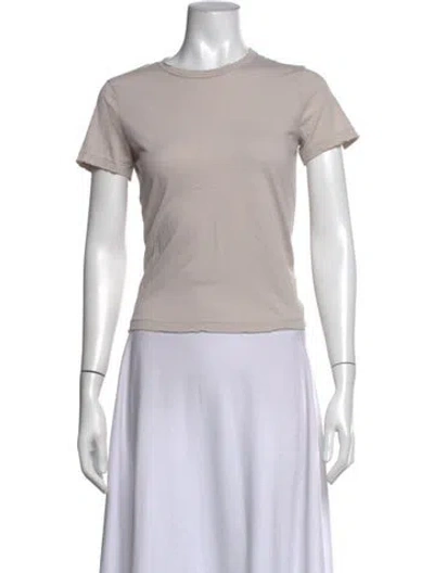 Pre-owned Cotton Citizen Crew Neck Short Sleeve T-shirt In White