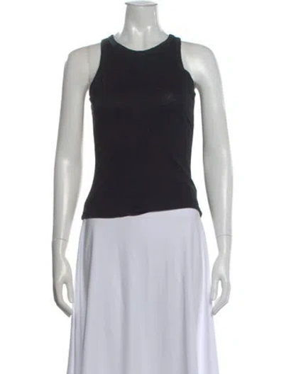 Pre-owned Cotton Citizen Crew Neck Sleeveless Top In Gray
