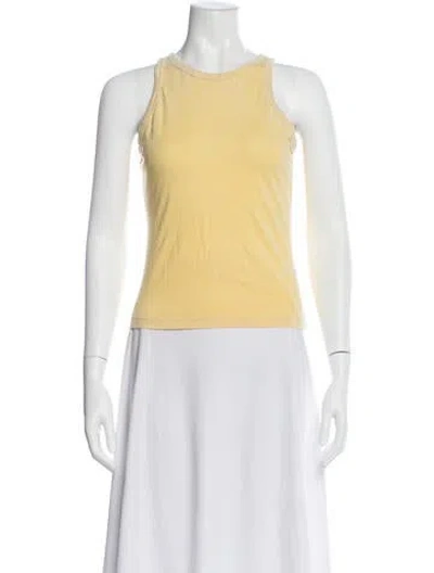 Pre-owned Cotton Citizen Crew Neck Sleeveless Top In Neutral