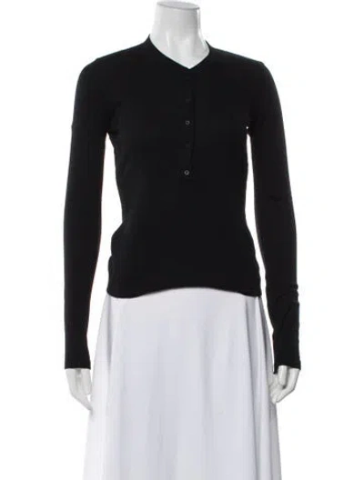 Pre-owned Cotton Citizen Crew Neck Sweater In Black