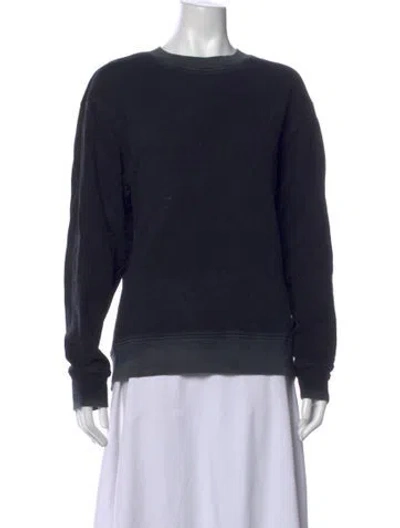 Pre-owned Cotton Citizen Crew Neck Sweater In Black