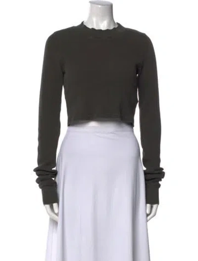 Pre-owned Cotton Citizen Crew Neck Sweater In Green