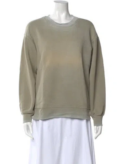 Pre-owned Cotton Citizen Crew Neck Sweater In Green