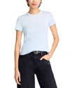 Cotton Citizen Distressed Crewneck Tee In Vintage Powder Blue