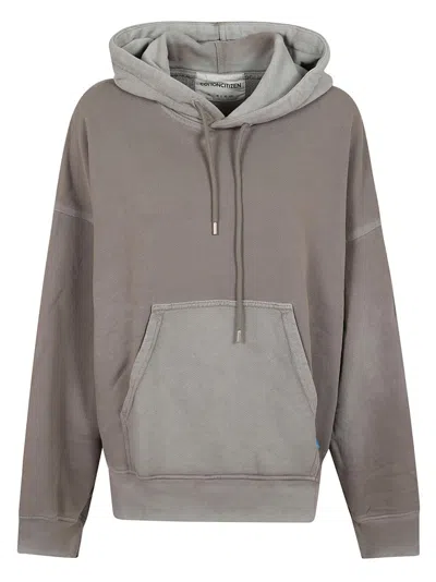 Cotton Citizen Grey Cotton Sweatshirt In Green