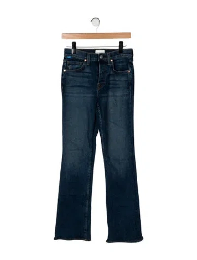 Pre-owned Cotton Citizen High-rise Flared Jeans In Blue