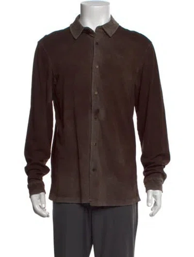 Pre-owned Cotton Citizen Long Sleeve Shirt In Brown