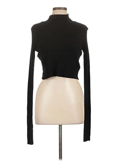 Pre-owned Cotton Citizen Long Sleeve Top Black Turtleneck Tops