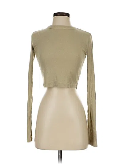 Pre-owned Cotton Citizen Long Sleeve T-shirt In Brown