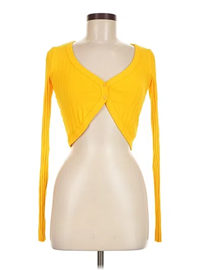 Pre-owned Cotton Citizen Long Sleeve T-shirt In Yellow