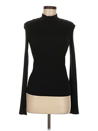 Pre-owned Cotton Citizen Long Sleeve Turtleneck In Black