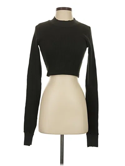 Pre-owned Cotton Citizen Long Sleeve Turtleneck In Black
