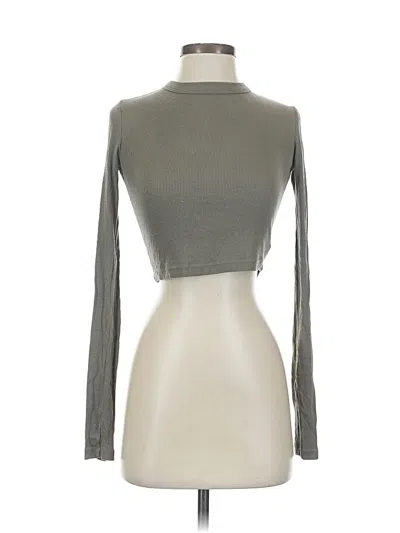 Pre-owned Cotton Citizen Long Sleeve Turtleneck In Gray