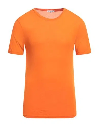 Cotton Citizen Man T-shirt Orange Size M Supima, Modal