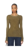 Cotton Citizen Marbella Long Sleeve In Green