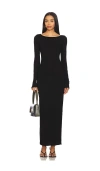 Cotton Citizen Marbella Long Sleeve Maxi Dress