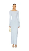 Cotton Citizen Marbella Long Sleeve Maxi Dress