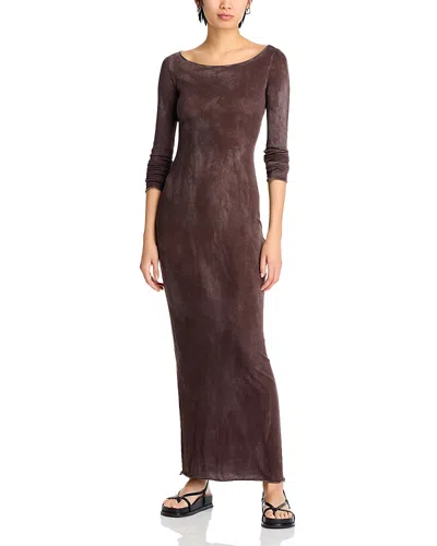 Cotton Citizen Marbella Maxi Dress In Vintage Chocolate