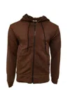 Cotton Citizen Men's Bronx Zip Hoodie In Coffee Mix In Brown