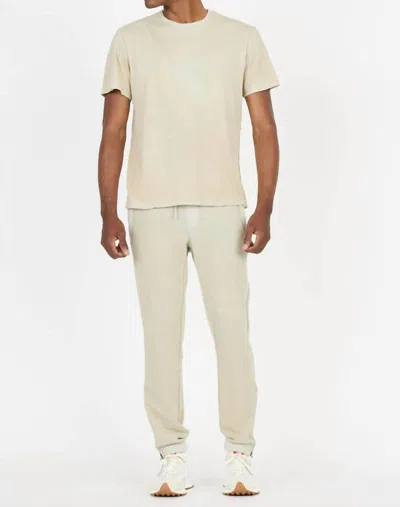Cotton Citizen Men's Classic Crewneck Tee In Vintage Cashew Grind In Neutral