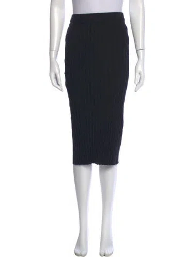 Pre-owned Cotton Citizen Midi Length Skirt In Black