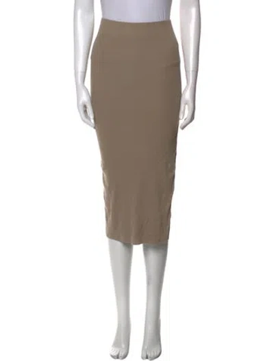 Pre-owned Cotton Citizen Midi Length Skirt In Neutral