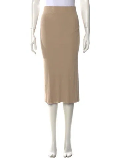 Pre-owned Cotton Citizen Midi Length Skirt In Neutral
