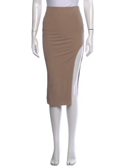 Pre-owned Cotton Citizen Midi Length Skirt In Neutrals