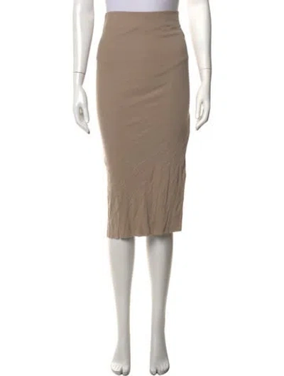Pre-owned Cotton Citizen Midi Length Skirt In Neutrals