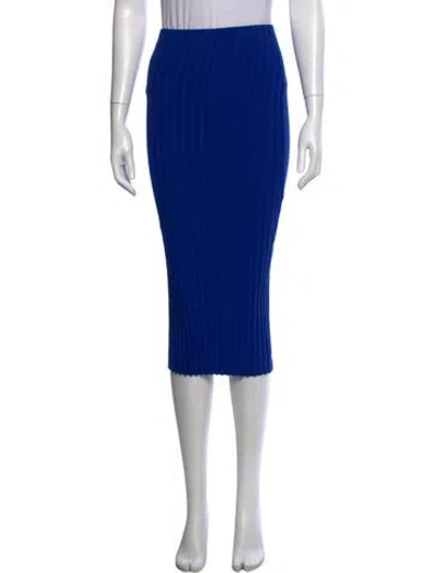 Pre-owned Cotton Citizen Midi Skirt In Blue
