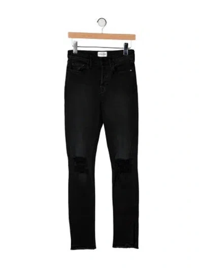 Pre-owned Cotton Citizen Mid-rise Skinny Leg Jeans In Black