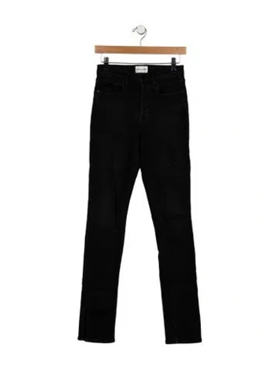 Pre-owned Cotton Citizen Mid-rise Skinny Leg Jeans In Black
