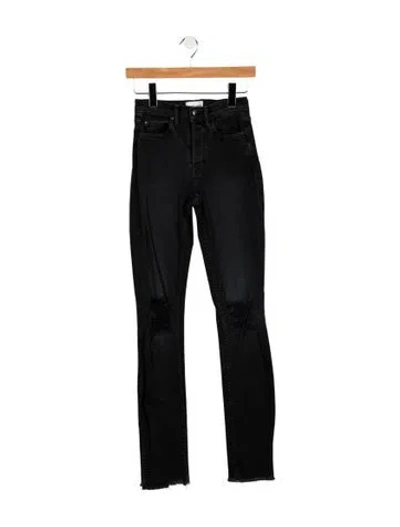 Pre-owned Cotton Citizen Mid-rise Skinny Leg Jeans In Blue