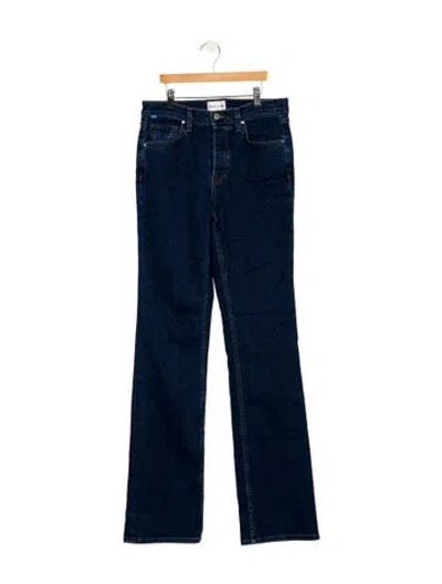 Pre-owned Cotton Citizen Mid-rise Wide Leg Jeans W/ Tags In Blue