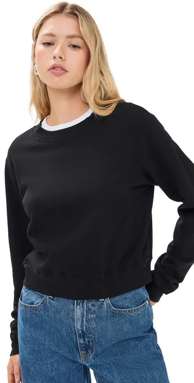 Cotton Citizen Milan Crew Jet Black