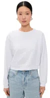 Cotton Citizen Milan Crew Sweatshirt White